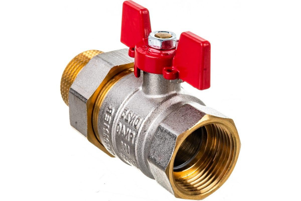 Кран американка Rommer 1" вн-нар бабочка