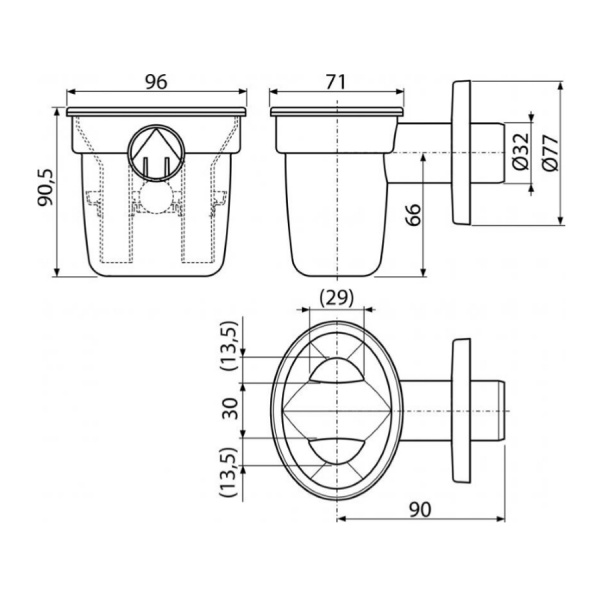Сифон для сбора конденсата AKS-1Z