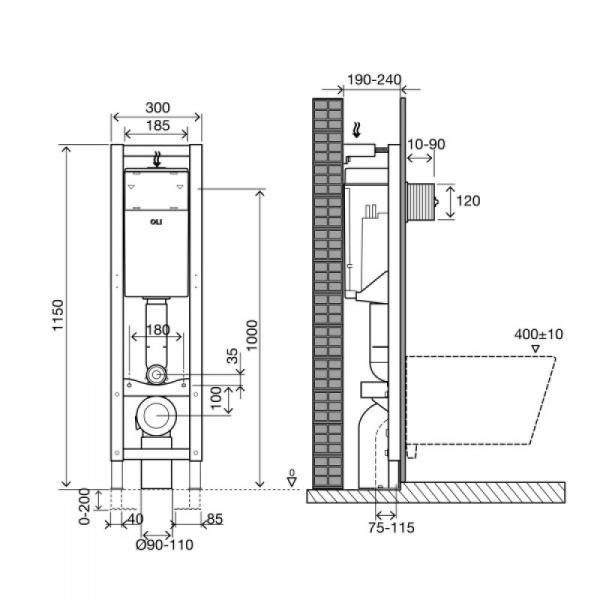 Инсталляция Oli Total Black Поргтугалия