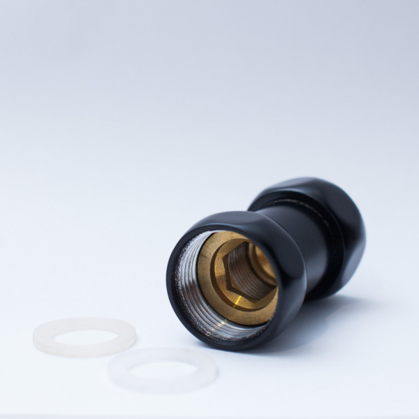 Муфта черная 25 25 накидная гайка