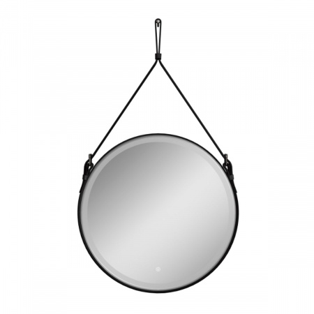 Зеркало 650 на ремне из натуральной кожи с подсветкой злп969