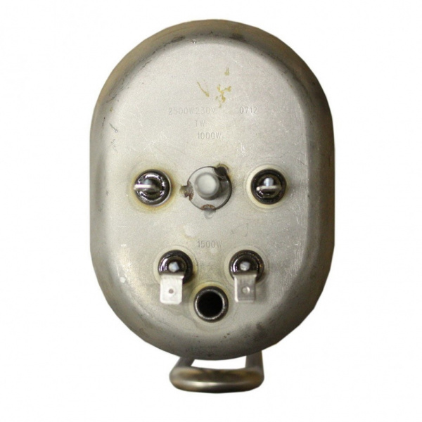 Тэн для водонагревателя 1500 Вт + 1000 Вт D125 овальный фланец