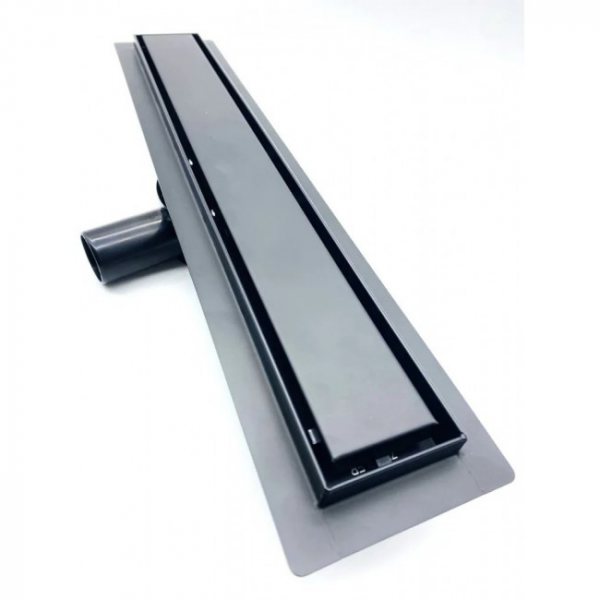 Трап-лоток 70*600 D40/50 черный матовый