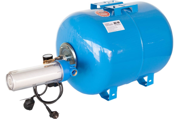 Система АвтоБак 50 литров вертикальный с реле давления