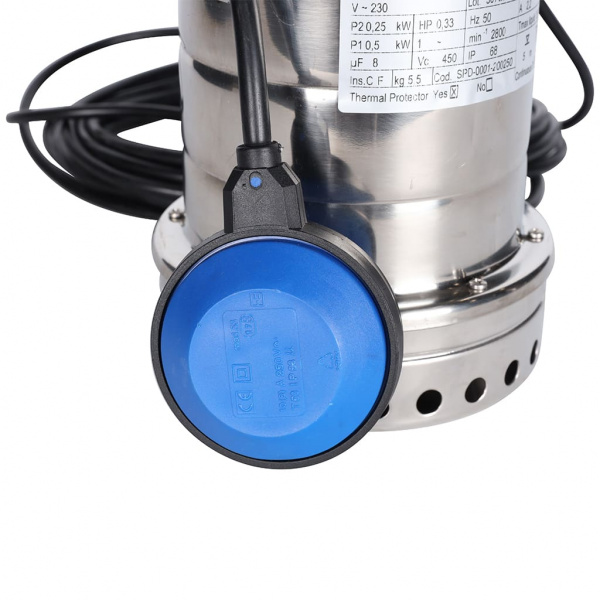 Насос дренажный Stout 500 Вт с поплавком