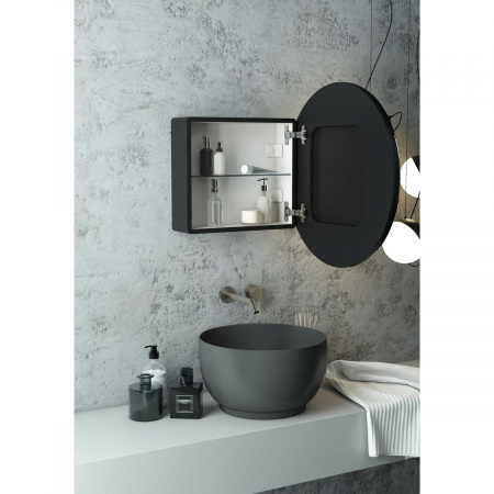 Зеркало шкаф 600 торнео mbk068