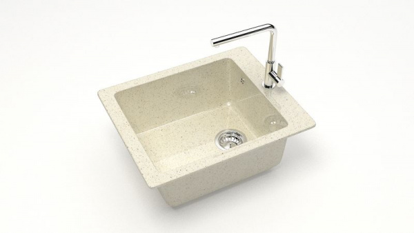 Мойка 500 кварц бежевый