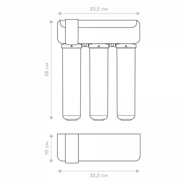Фильтр с обратным осмосом Барьер OSMO 100M