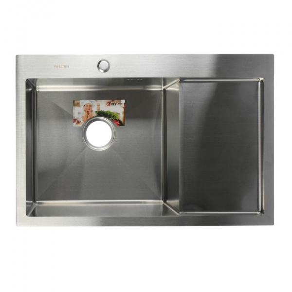 Мойка 780 профессиональная 3мм сатин чаша слева