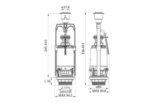 Колонка Iddis для унитаза