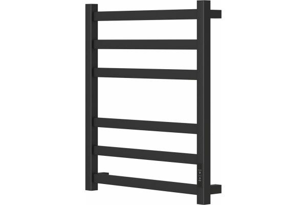 Полотенцесушитель В60*Ш50 электрический лесенка черный матовый PN83856B