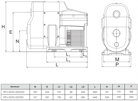 Насос поверхностный Rommer Hydrolift 550 Вт