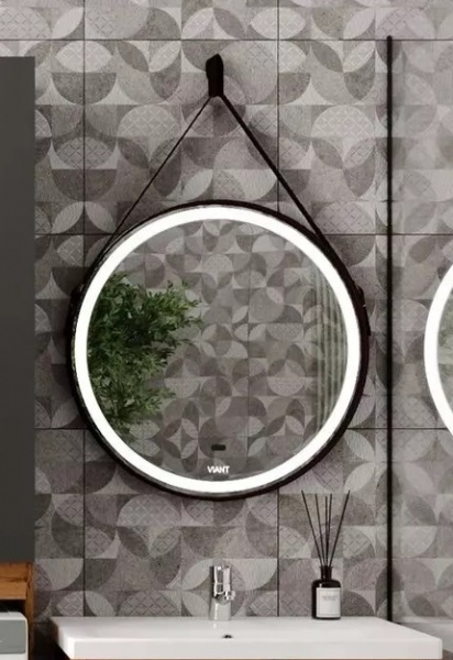 Зеркало Loft 650 на ремне из натуральной кожи