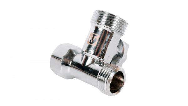 Кран проходной Valtec 1/2*3/4*1/2 вн-нар-нар