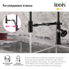 Смеситель кухни черный Iddis Grablfli 05 