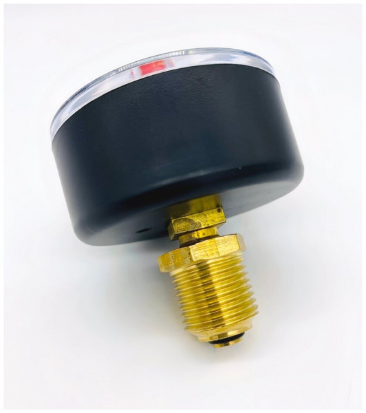 Термо-манометр 0-6/10 бар 0-120С D80 аксиальный