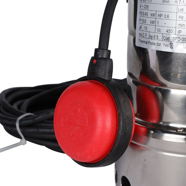 Насос дренажный Stout 600 Вт с поплавком