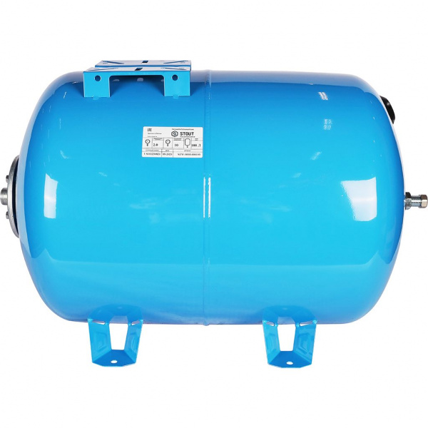 Гидроаккумулятор 100 литров Stout горизонтальный