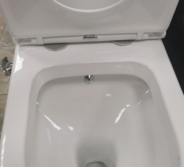 Унитаз подвесной с БИДЕ белый zero без смесителя