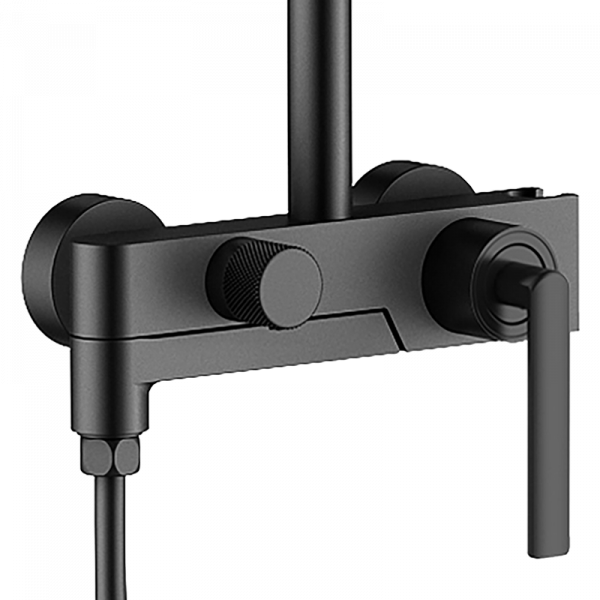 Душевой гарнитур черный Elghansa 2323301-2X-Black