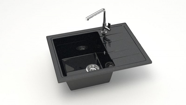 Мойка 575 кварц антрацит