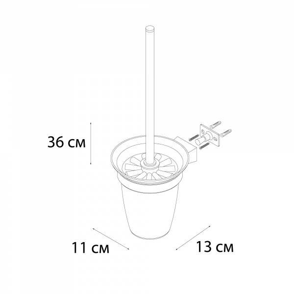 Ерш подвесной оружейная сталь Fixsen FX98013