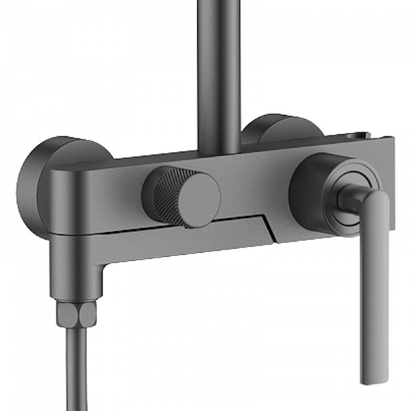Душевой гарнитур оружейная сталь Elghansa 2323301-2X-Gun