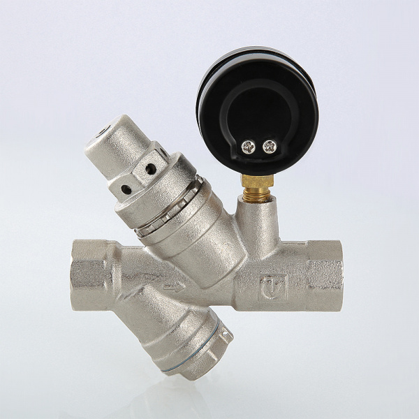 Подпиточный клапан Valtec 1/2" с фильтром и манометром