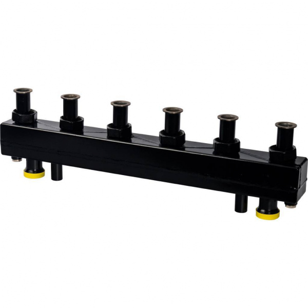 Коллектор Stout 3-х контурный DN 25 стальной с гидравлическим разделителем